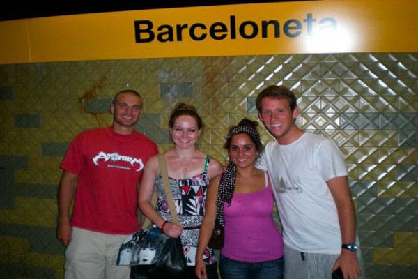 Adelante Abroad interns in Barcelona