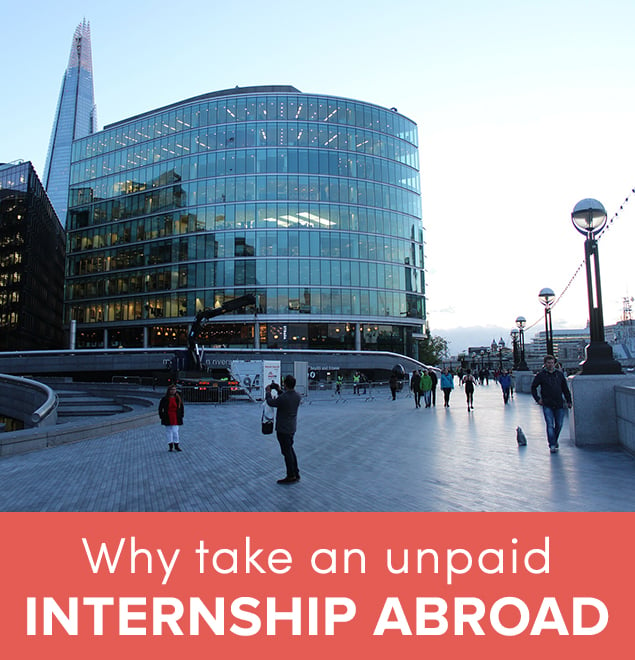 Should I take an unpaid internship abroad