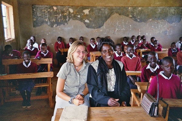 Anna was a volunteer teacher in Kenya with AV