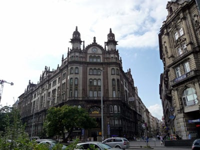 Views of buildings in Hungary
