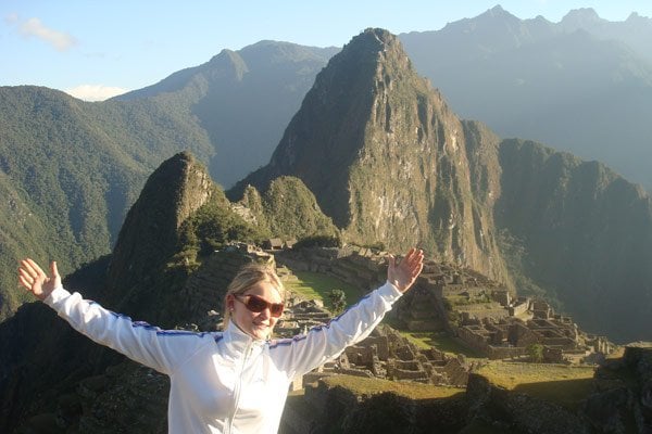 Tanya visited Machu Picchu in Peru with IVHQ