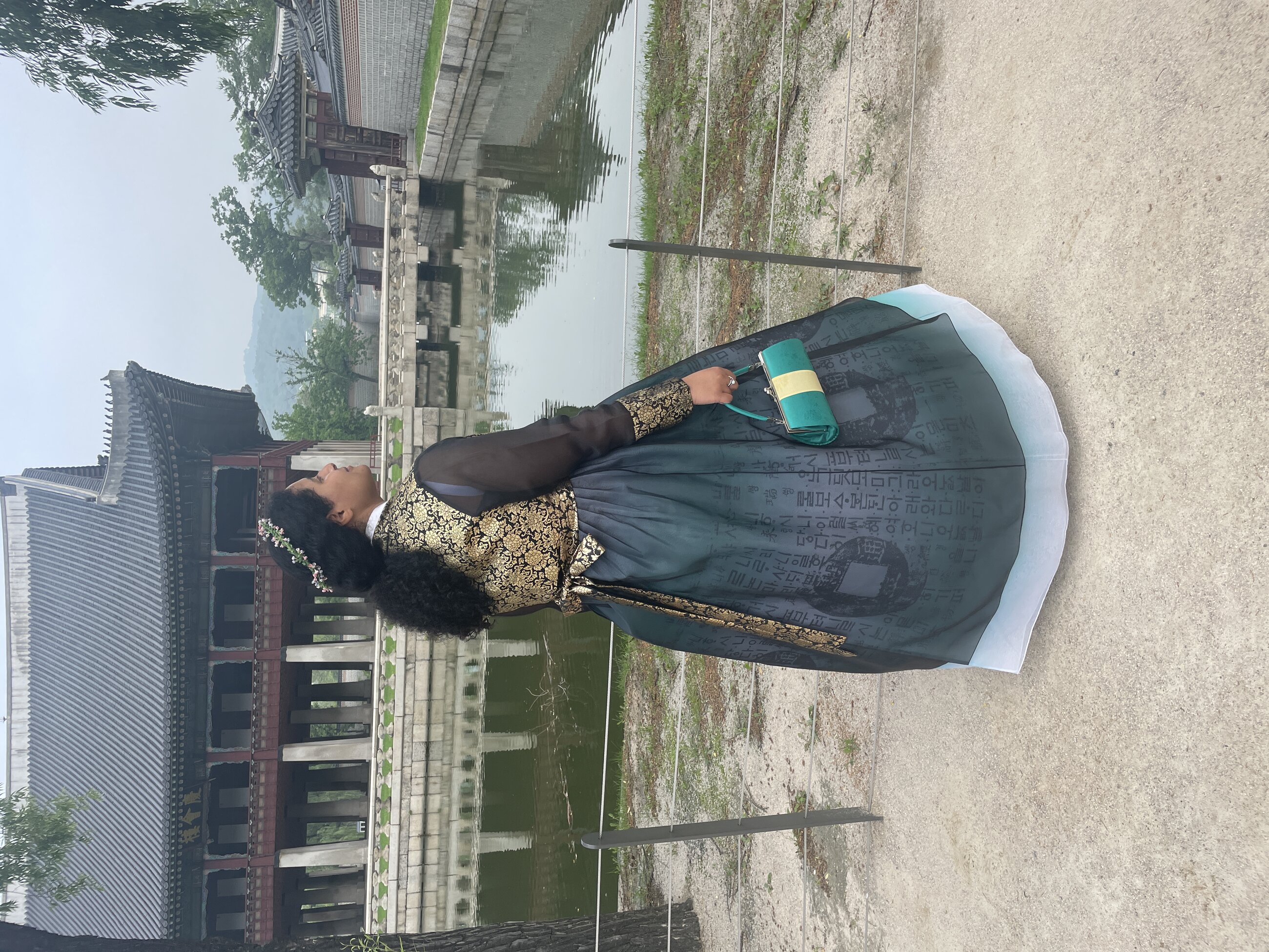 Hanboks at a palace