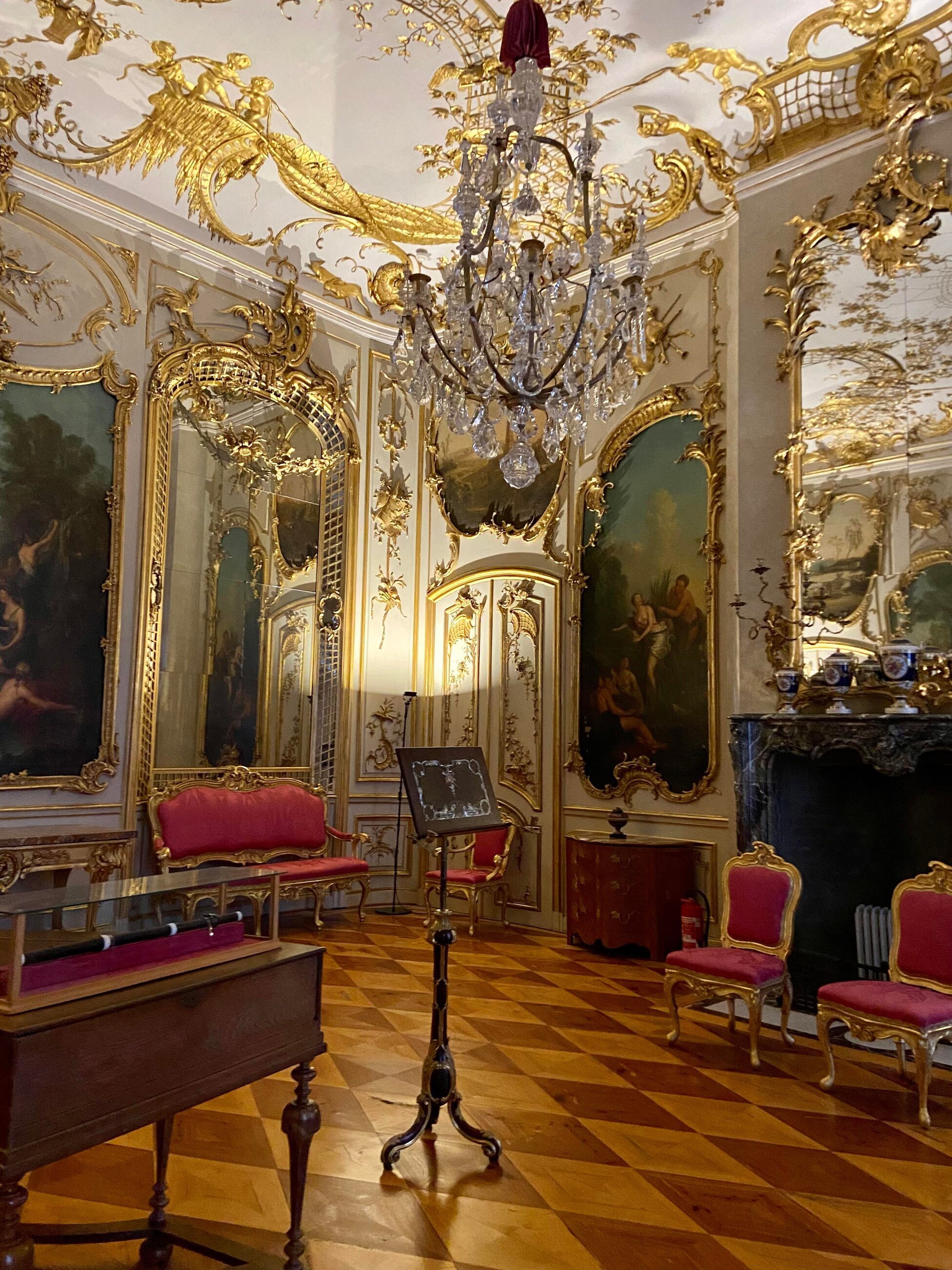Music room in Sanssouci Palace