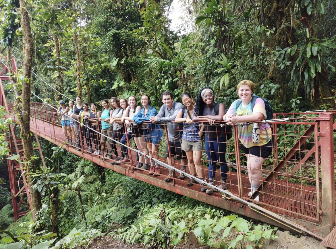My program group at the Monteverde Cloud Forest Reserve.