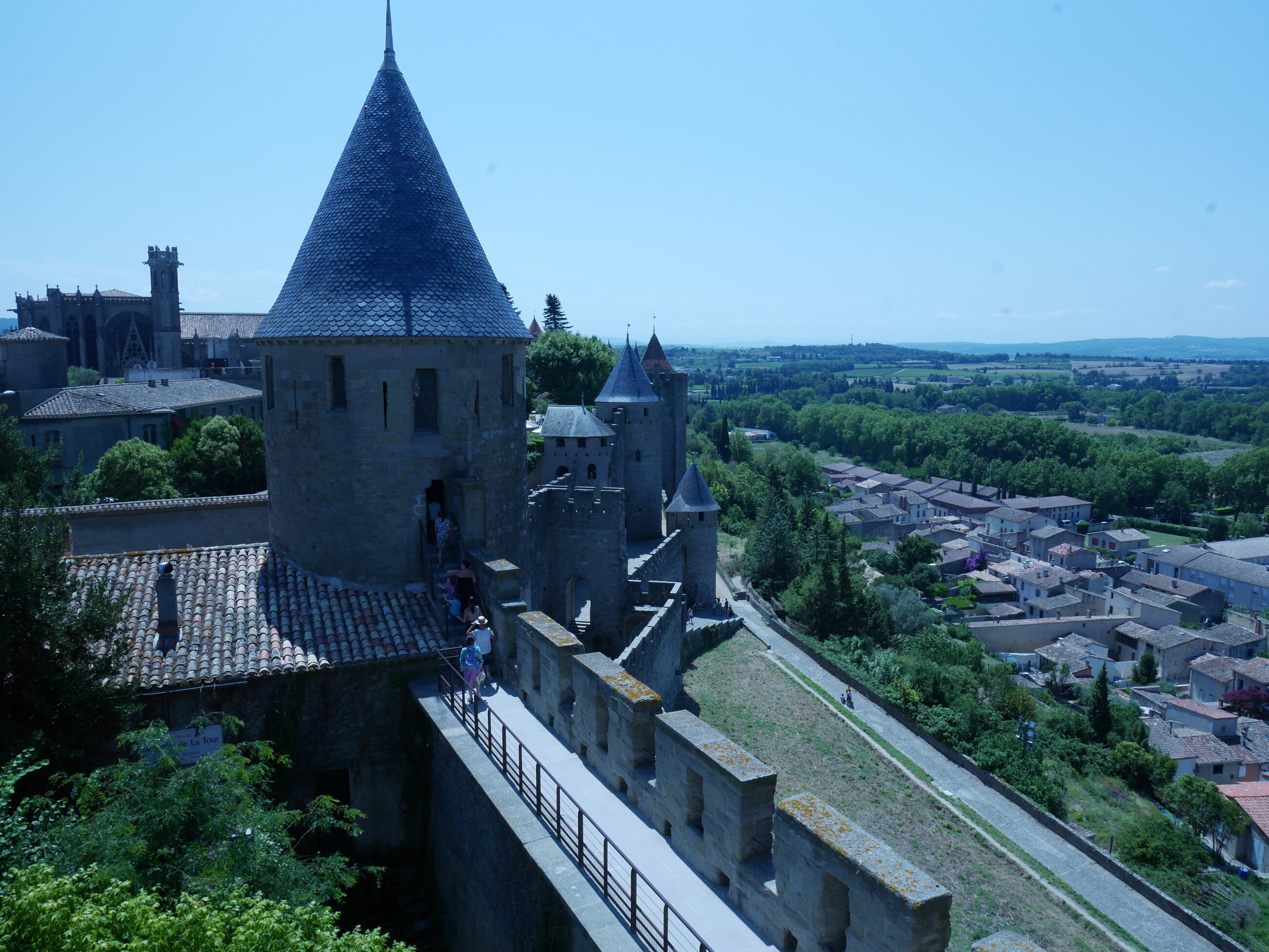 Took this picture on the Carcassone weekend excursion. Carcassonne is a medieval city rich with history, and I loved it so much!