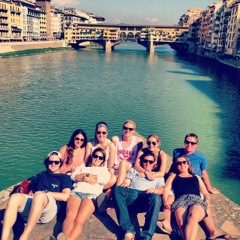 On the river in Florence