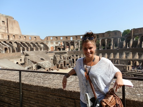 Brodi at the Roman Coliseum