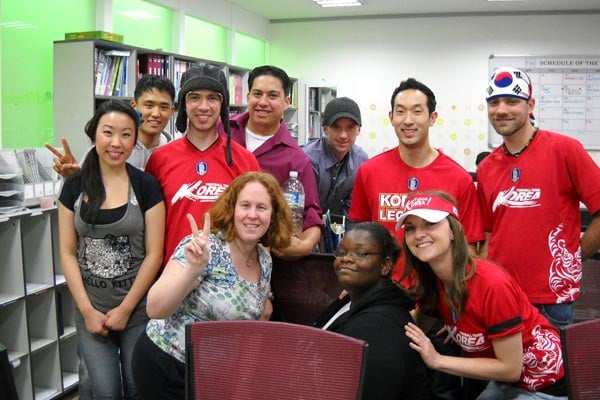 Whitney with her fellow Avalon Teachers in Korea