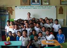 Ecuador Elementary School Students