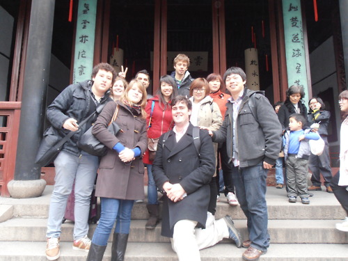 Karel and friends hanging out in Beijing on a weekend excursion