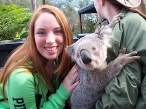 TEAN Australia students with animals