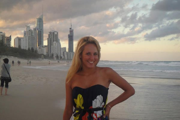 Chelsea at the famous Surfer's Paradise on the Gold Coast!