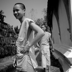 Novice monk in Luang Prabang