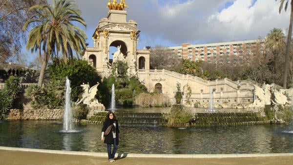 Lily studying abaroad in Barcelona