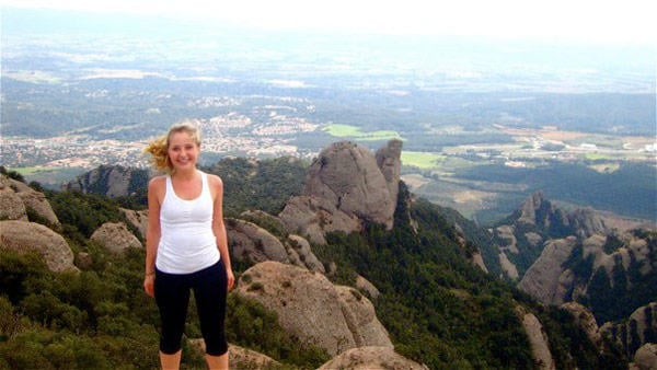 Sophie studying abroad in Spain