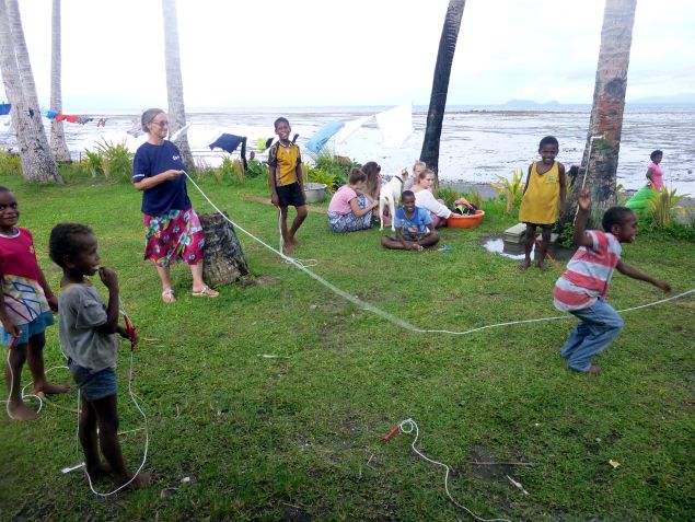 volunteering  in rural fiji