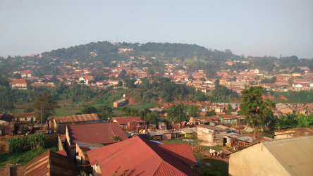 Kampala, Uganda city view 