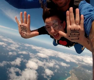 Skydiving in Australlia
