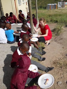 Volunteer with kids in South Africa