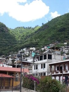 A village in the mountains next to Lake Atitlan, Guatemala. 