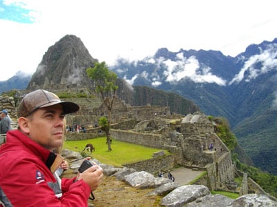 Oliver at Machu Picchu