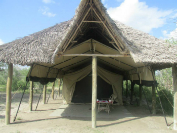 tent in Kenya