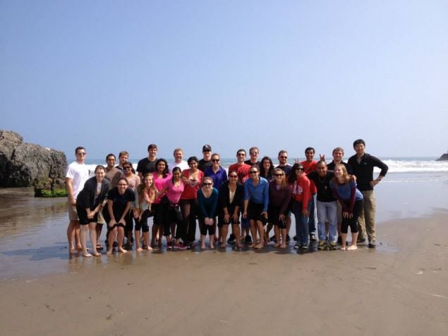 ISL team on the beach on Peru