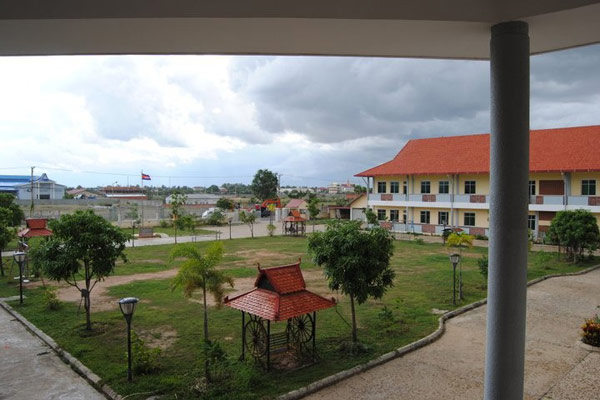 View of the orphanage in Cambodia