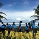Students working on sustainable development in Costa Rica