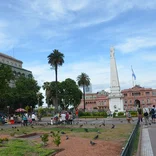 a plaza in Buenos Aires