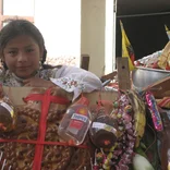 Ecuadorian child selling sweets