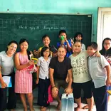 Volunteer teaching in Vietnam