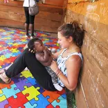 Childcare volunteering in Uganda