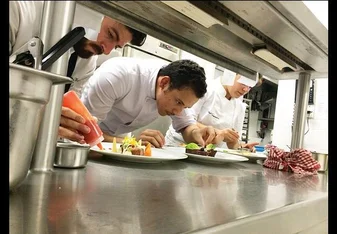 chef from CICD Hospitality Paid Internship Program in France