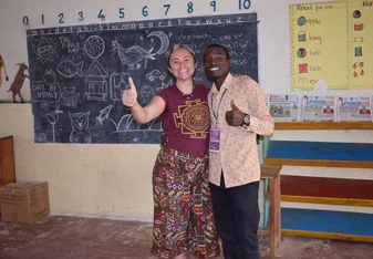 "The experience in Uganda opened my eyes to the potentiality that exists within us all. Spending time with individuals while relating and truly feeling for one another shared moments that continue to inspire me to grow towards a higher calling". Gianna Pray, CalPoly University