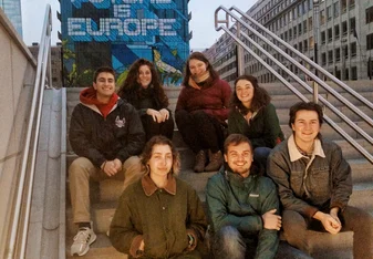Fall students in Brussels