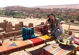 Lankey's  ambassador Alyssa having spending her time in Moroccan's Sahara.