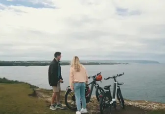 Explore the coast on your personal ebike - that's Donegal in the distance!
