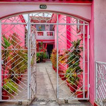Pink house in Ciego de Avila