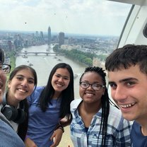 The group in the London Eye 