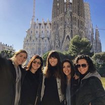 Are we Cheetah girls yet? Loved living in Barcelona for a semester. Shopping on La Rambla and passing La Sagrada Familia on the daily. I will take it!