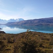 A glacial lake in Patagonia. Absolutely no editing in this photo.