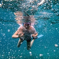 Snorkeling in the Galapagos 