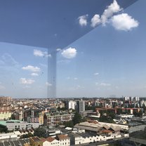 A panoramic view of Milan from the Prada Foundation while on a Global Experiences day trip