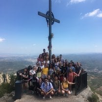 St. Michael’s cross, Monserrat, Spain