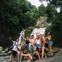 This was a waterfall roughly an hour from Manuel Antonio that a group of friends and I went to. It was quite the hike but so beautiful and fulfilling once at the top. This is one of the many things to do with friends that you meet along the way!