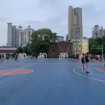 Basketball courts at Donghua 