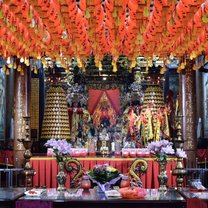 Main altar of Guandu Temple