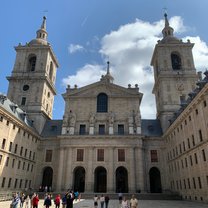 At the monastery in San Lorenzo del Escorial, which is the town next to where my school is located
