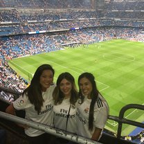 Friends at the Real Madrid Game